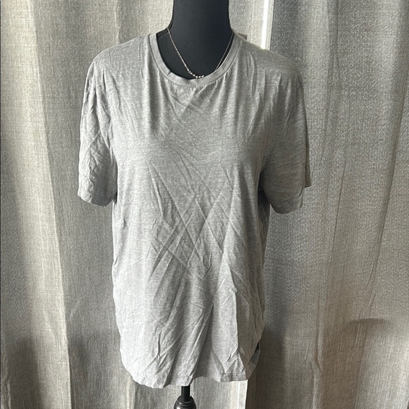 Topman Gray Short Sleeve Crew Neck Tee - Picture 1 of 4